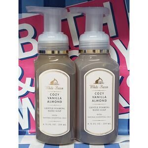 BBW Cozy Vanilla Almond Gentle Foaming Hand Soap 2 Pack